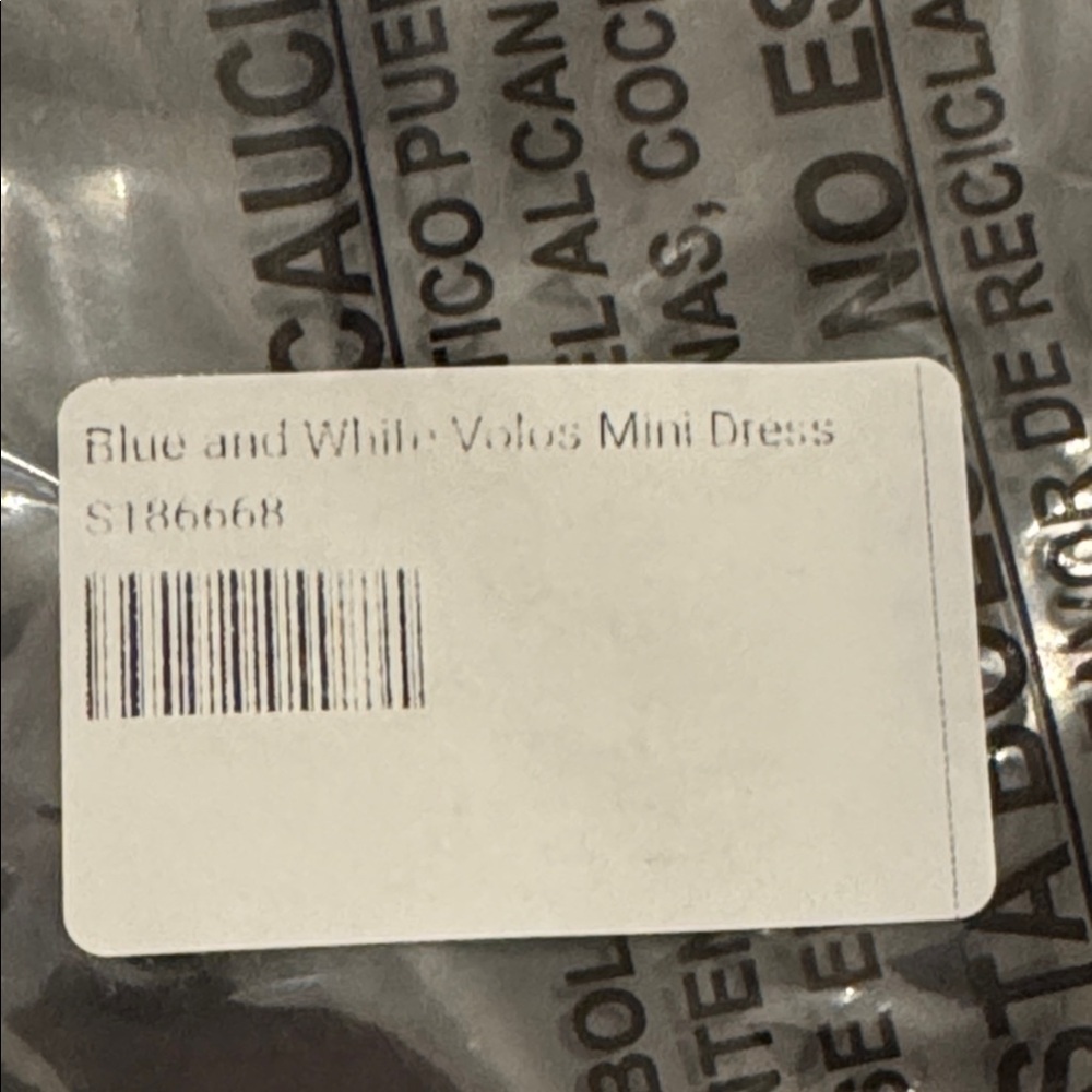 HYACINTH HOUSE
Blue & White Volos Mini Dress - Picture 9 of 12